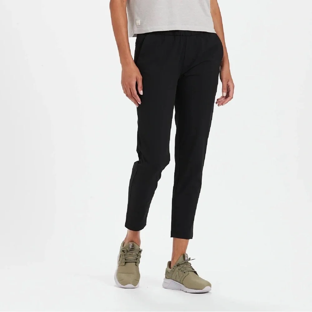 NWT Vuori Wayfarer Pants Tapered Women’s X- Small MSRP $98 Black - Picture 7 of 11